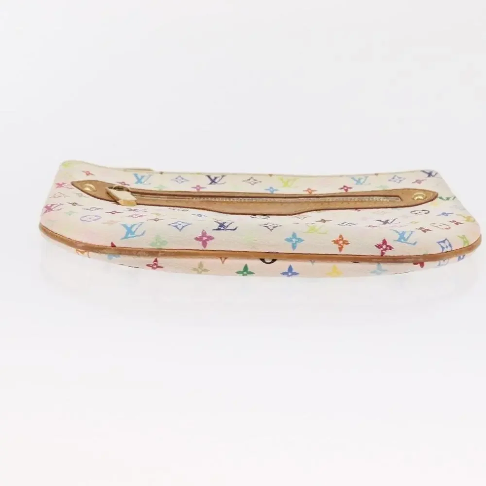 Louis Vuitton Monogram Multicolor Pochette GM Pouch White